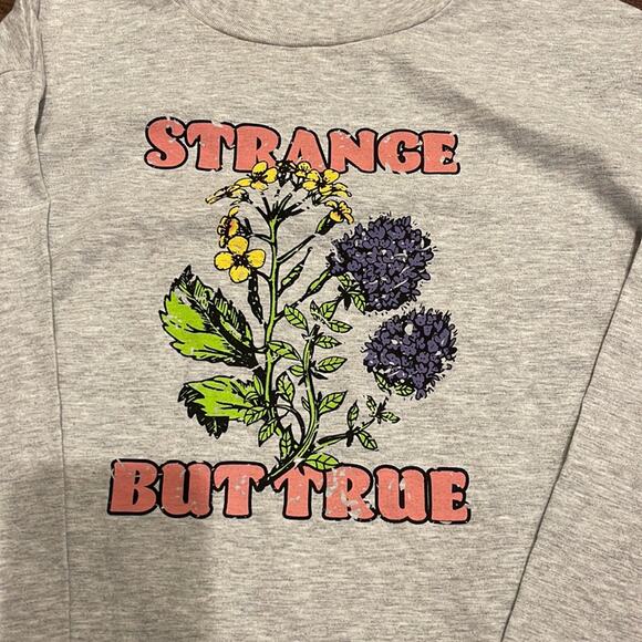 BP Nordstrom NWT Grey Light Heather Strange long Sleeve Tee - Picture 2 of 6